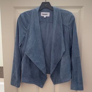 BB Dakota Blue Suede Light Jacket (Small)